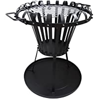 Los mejores  - Purline EFP2 - Brasero de exterior con leñas con parrilla de barbacoa